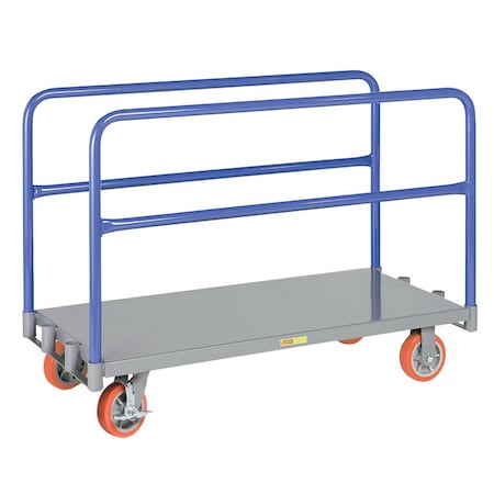 Little Giant Adjustable Sheet & Panel Truck, 3600 lb Cap, 6" Poly, 30" x 72" Deck APT30726PYBK
